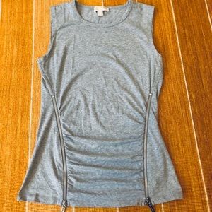Michael Michael Kors Sleeveless Top w/ SideZippers